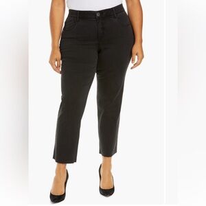 Wit & Wisdom Women's Charcoal Straight Leg Jeans